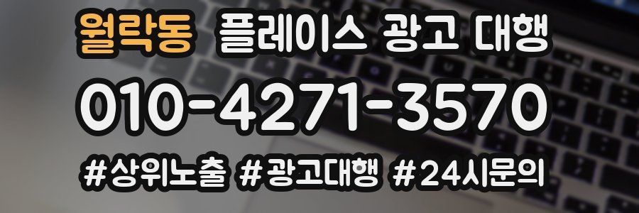 월락동 플레이스 광고 대행