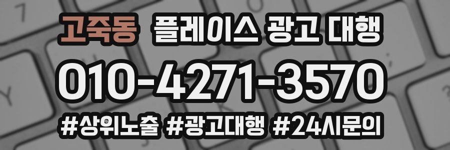 고죽동 플레이스 광고 대행
