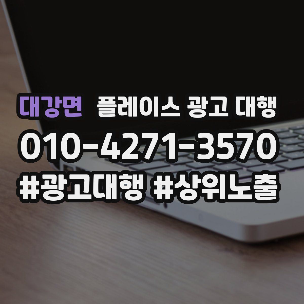 대강면 플레이스 광고 대행