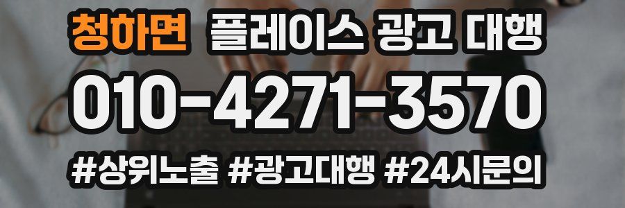 청하면 플레이스 광고 대행