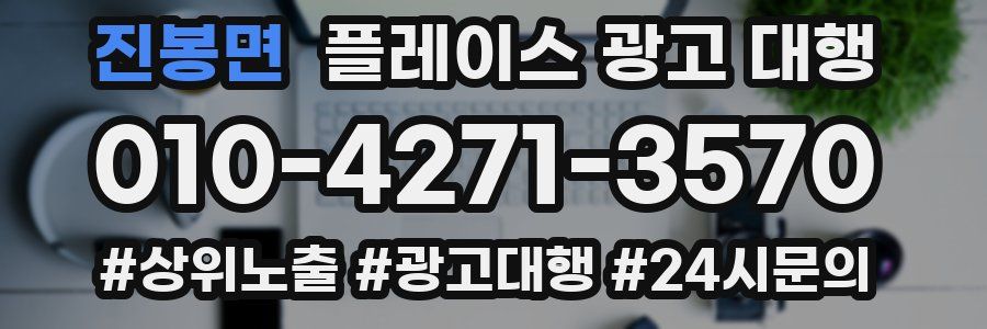 진봉면 플레이스 광고 대행