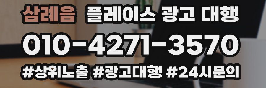 삼례읍 플레이스 광고 대행