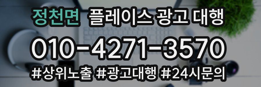 정천면 플레이스 광고 대행