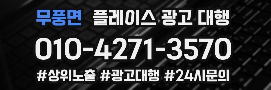 무풍면 플레이스 광고 대행