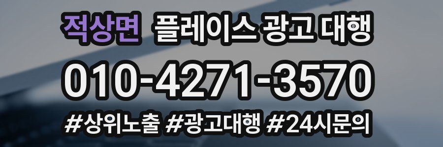 적상면 플레이스 광고 대행