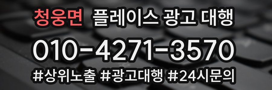 청웅면 플레이스 광고 대행