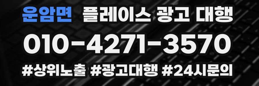 운암면 플레이스 광고 대행