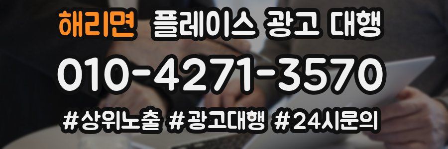 해리면 플레이스 광고 대행
