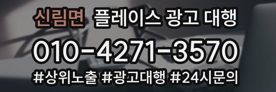 신림면 플레이스 광고 대행