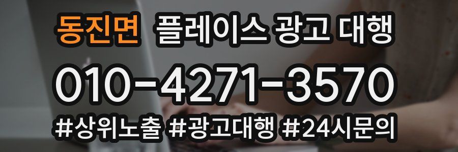 동진면 플레이스 광고 대행