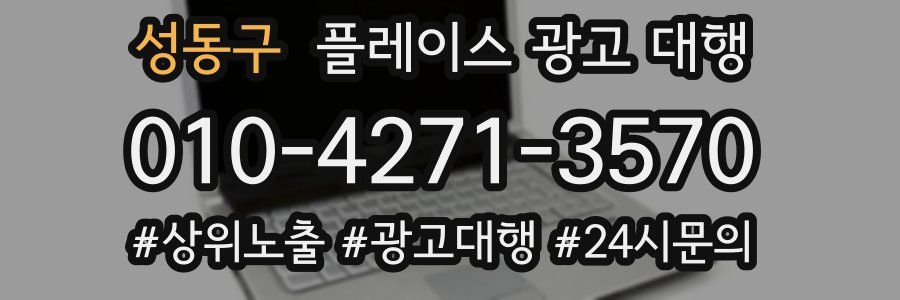 성동구 플레이스 광고 대행