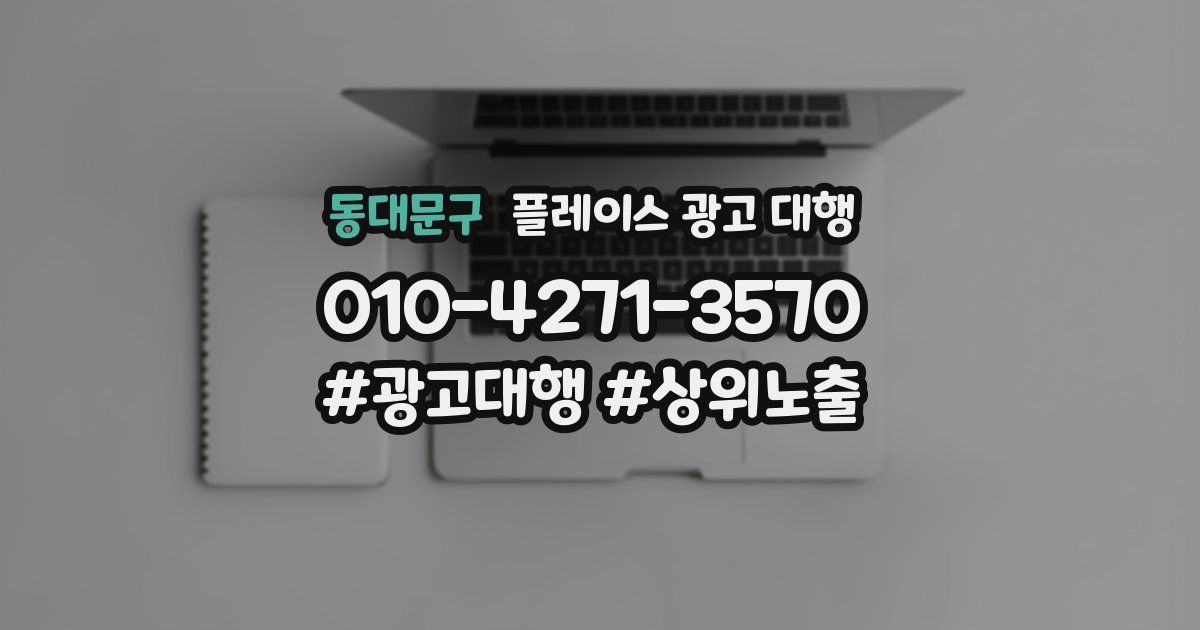 동대문구 플레이스 광고 대행