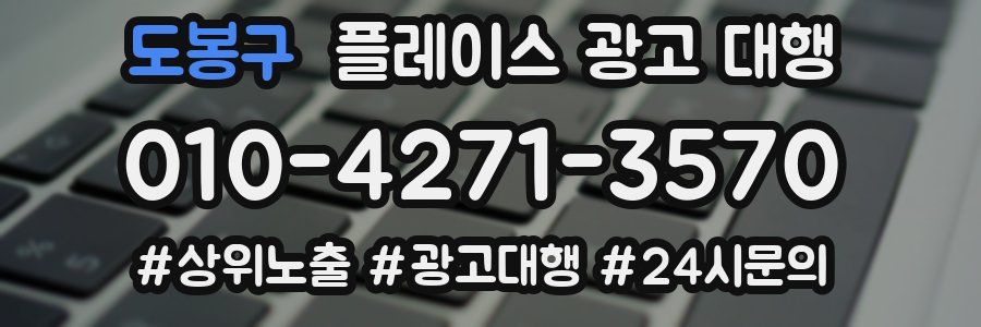 도봉구 플레이스 광고 대행