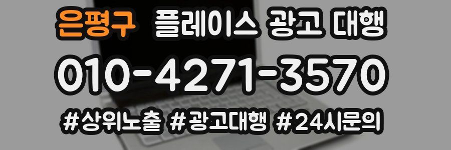 은평구 플레이스 광고 대행