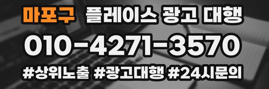 마포구 플레이스 광고 대행