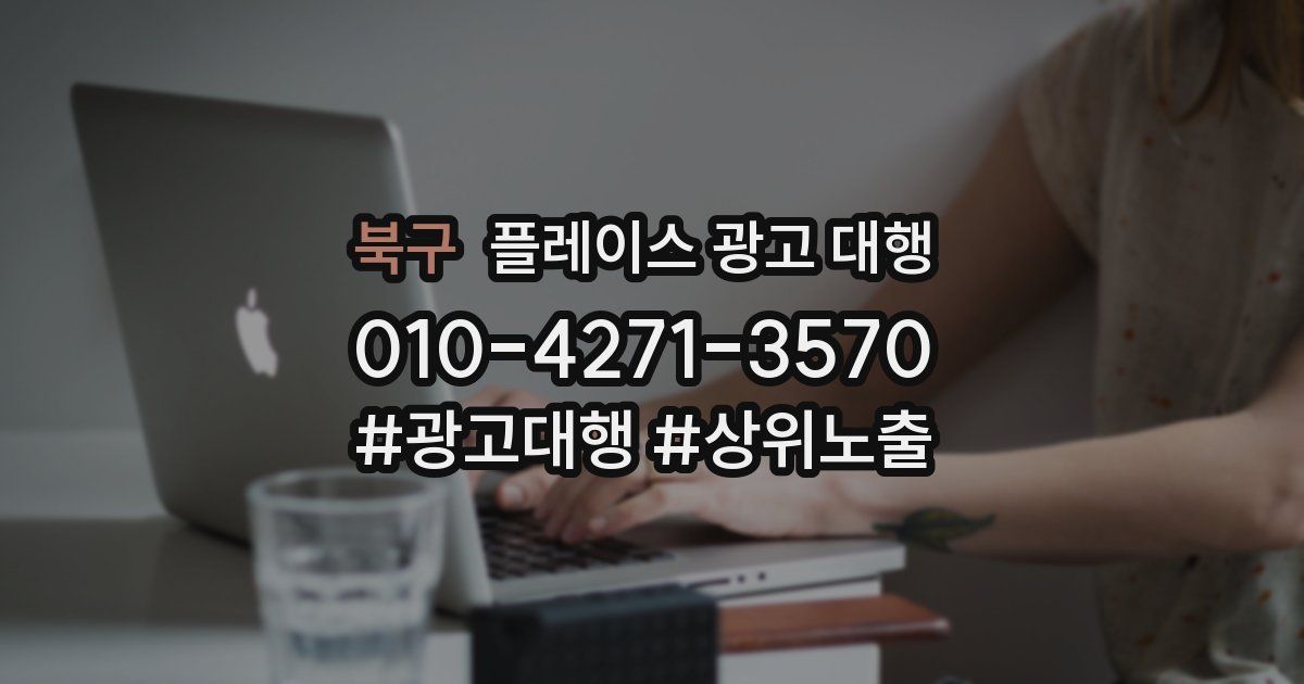 북구 플레이스 광고 대행