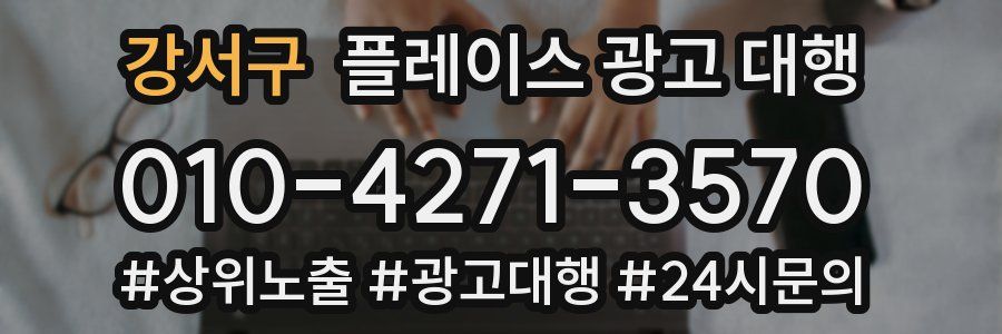 강서구 플레이스 광고 대행