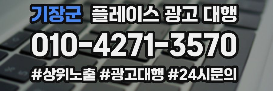 기장군 플레이스 광고 대행