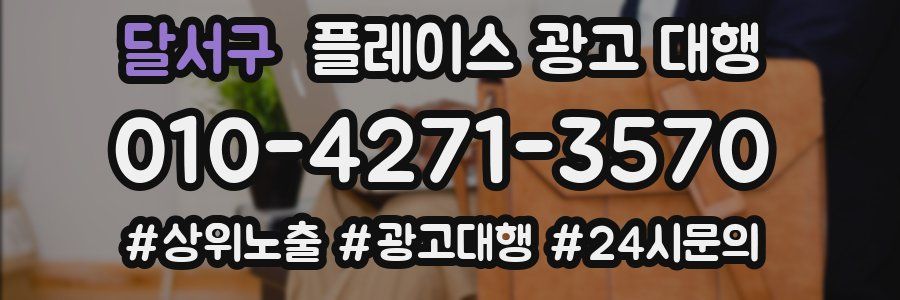 달서구 플레이스 광고 대행