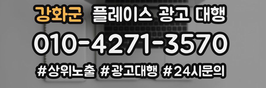 강화군 플레이스 광고 대행