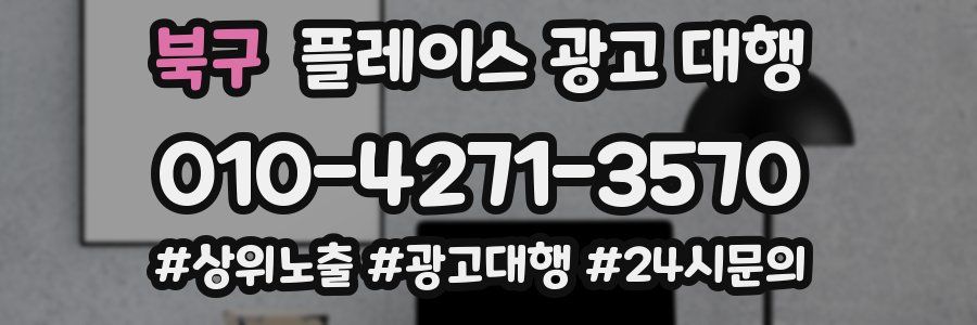 북구 플레이스 광고 대행