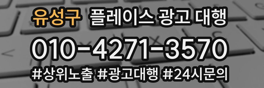 유성구 플레이스 광고 대행