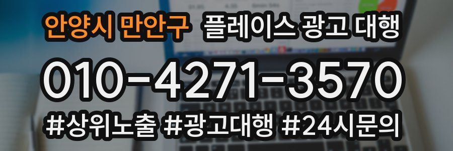 안양시 만안구 플레이스 광고 대행