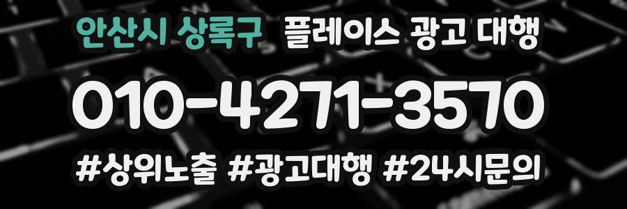 안산시 상록구 플레이스 광고 대행