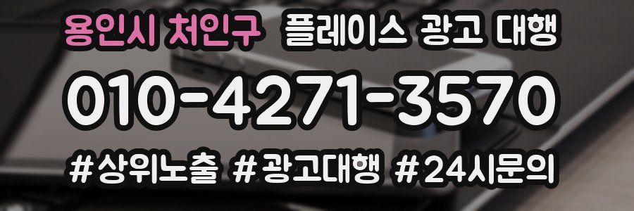 용인시 처인구 플레이스 광고 대행