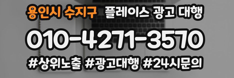 용인시 수지구 플레이스 광고 대행