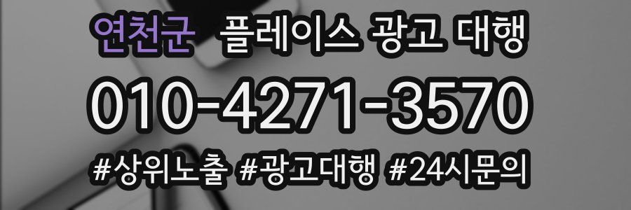 연천군 플레이스 광고 대행