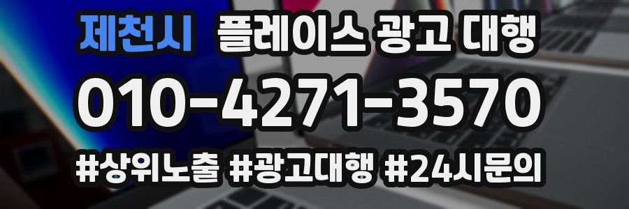 제천시 플레이스 광고 대행