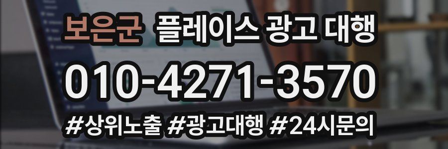 보은군 플레이스 광고 대행