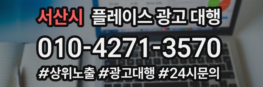 서산시 플레이스 광고 대행
