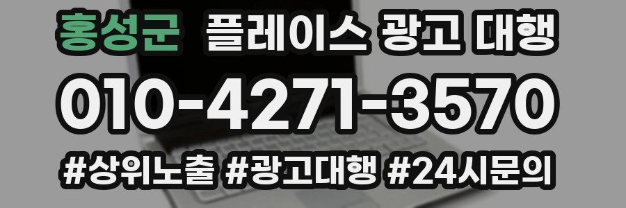 홍성군 플레이스 광고 대행