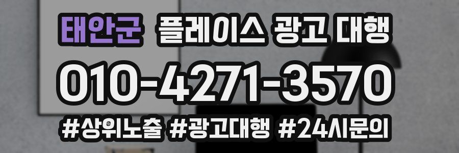 태안군 플레이스 광고 대행