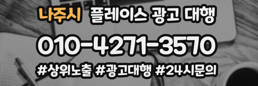 나주시 플레이스 광고 대행