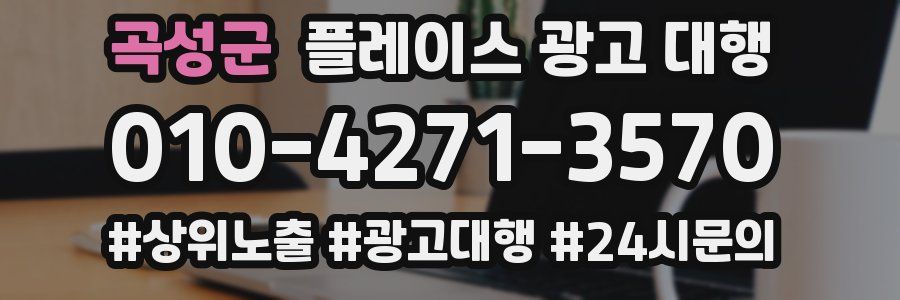 곡성군 플레이스 광고 대행