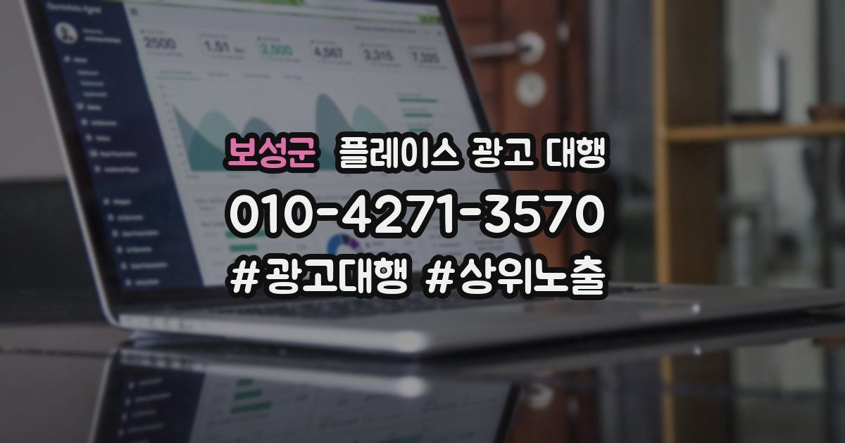 보성군 플레이스 광고 대행