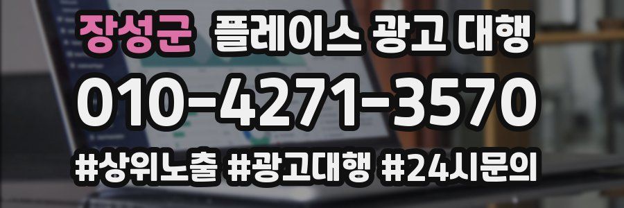 장성군 플레이스 광고 대행