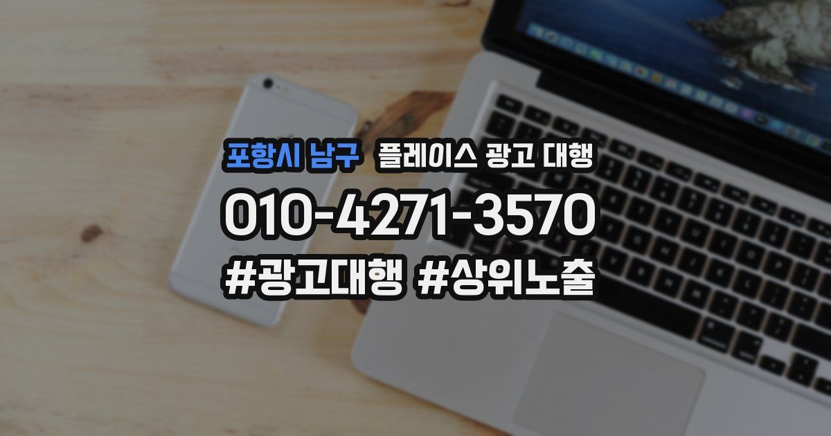 포항시 남구 플레이스 광고 대행
