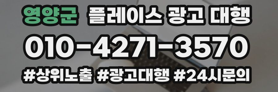 영양군 플레이스 광고 대행