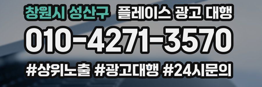창원시 성산구 플레이스 광고 대행