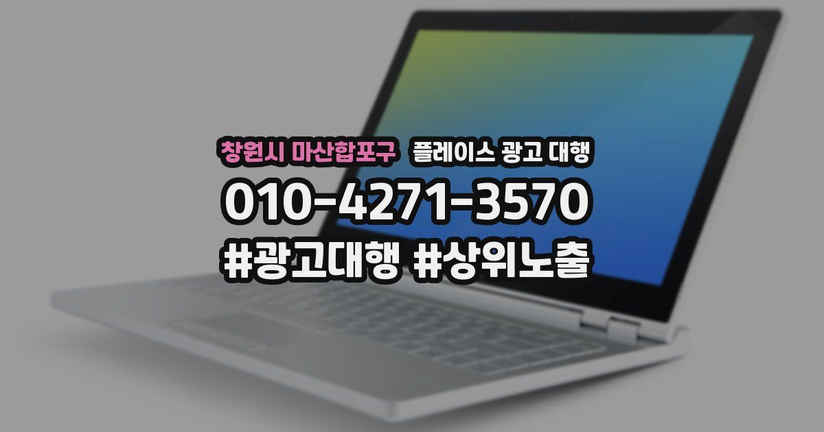 창원시 마산합포구 플레이스 광고 대행