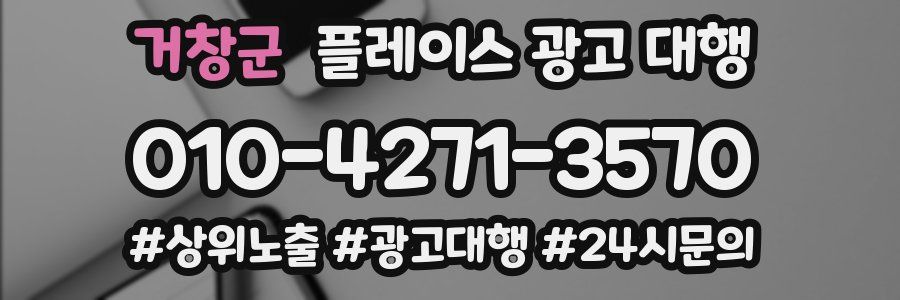 거창군 플레이스 광고 대행
