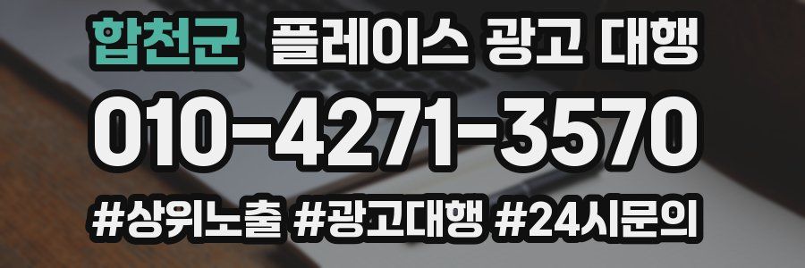 합천군 플레이스 광고 대행