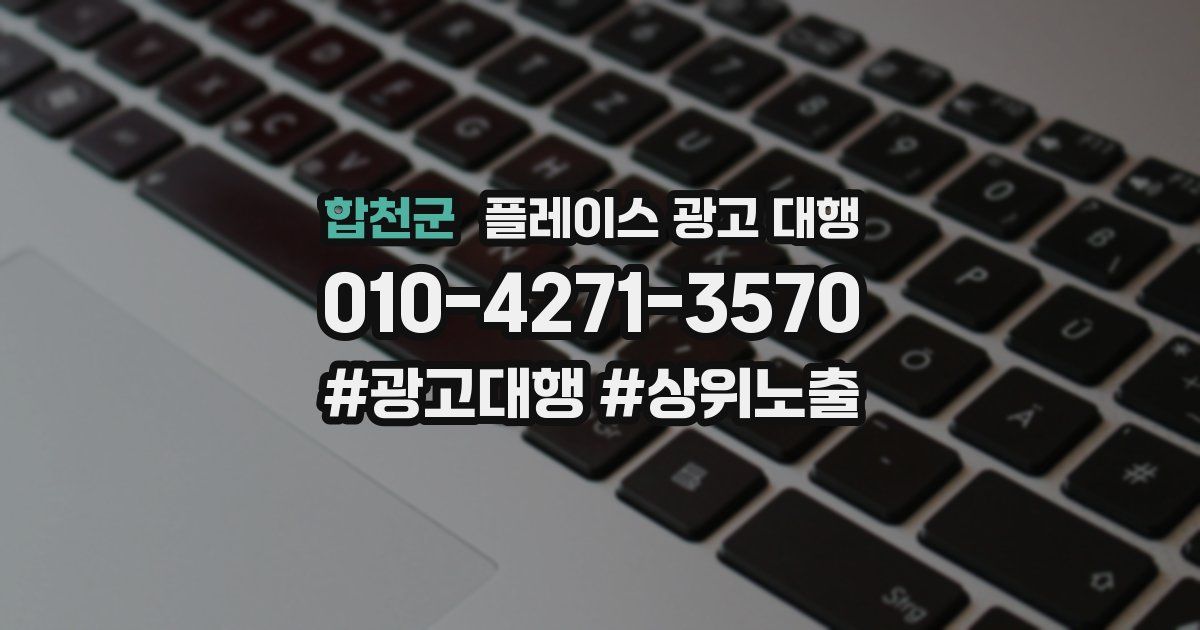 합천군 플레이스 광고 대행