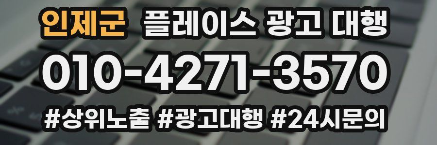 인제군 플레이스 광고 대행