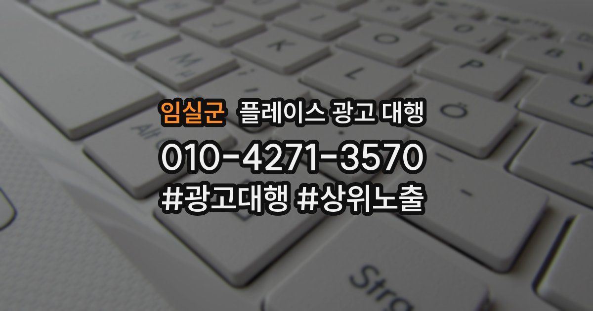 임실군 플레이스 광고 대행