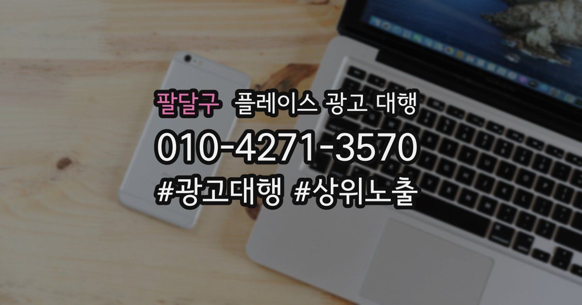 팔달구 플레이스 광고 대행